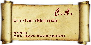 Cziglan Adelinda névjegykártya